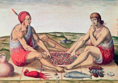 Indians Eating a Meal, page 77 from 